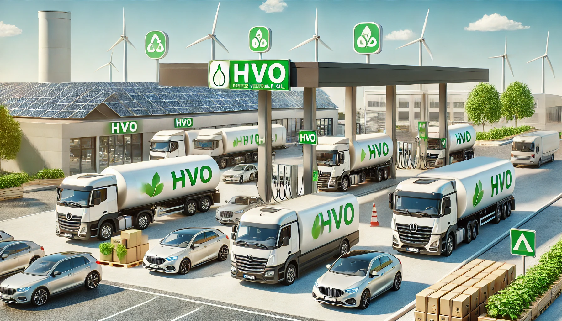 Vehicle fleet replaced with HVO